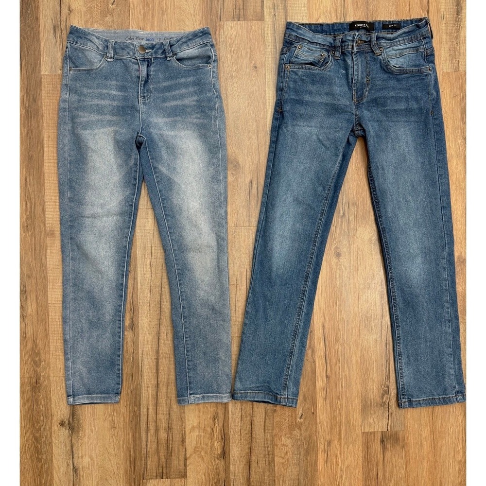 Calvin Klein & Kenneth Cole Skinny Jeans Bundle Size 12 / 10 Stretch Denim